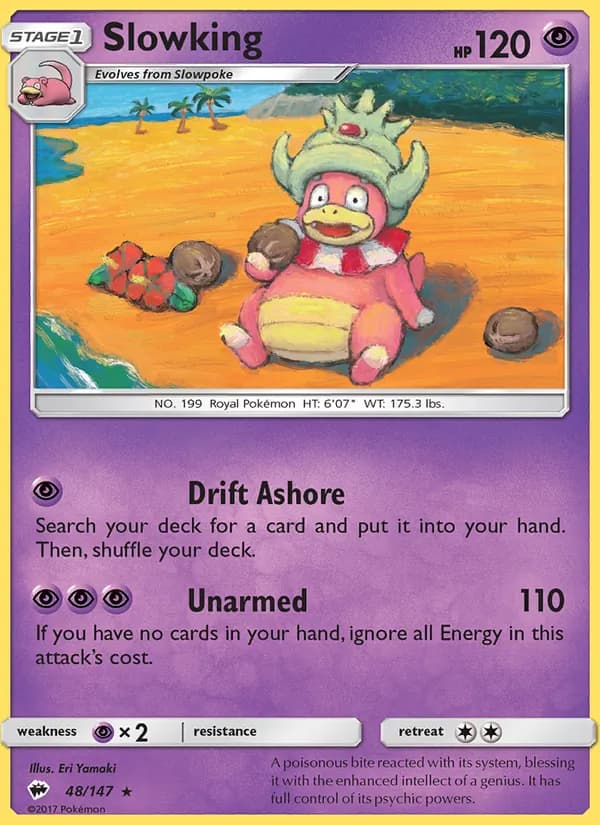 Slowking card in English