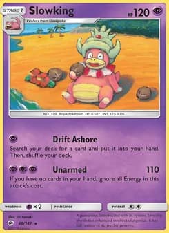 Slowking card in English