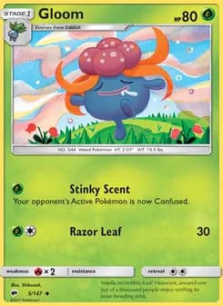 Gloom card in English