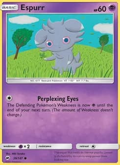 Espurr card in English