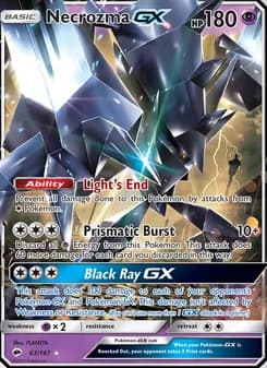 Necrozma GX card in English