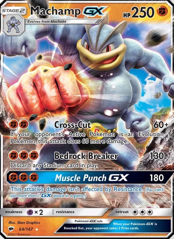 Machamp GX card in English
