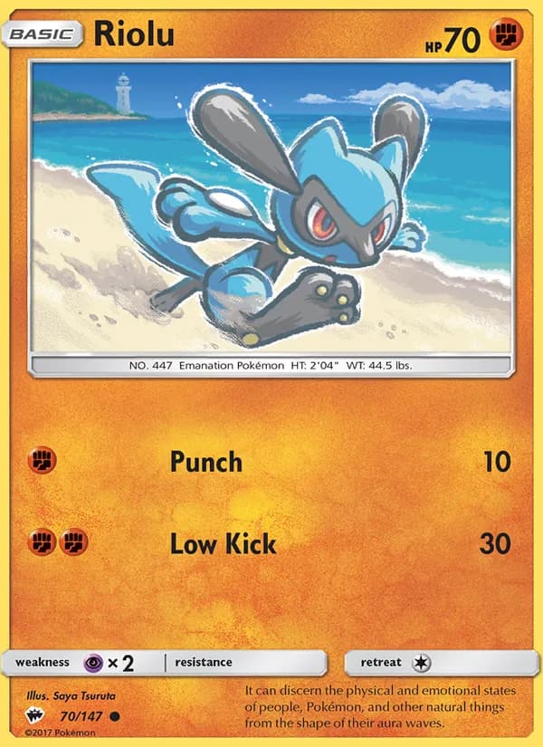 Riolu card in English