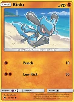 Riolu card in English