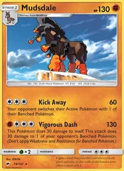 Mudsdale card in English