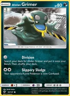 Alolan Grimer card in English