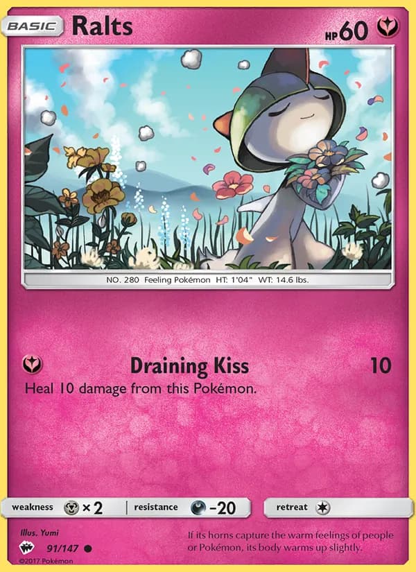 Ralts card in English