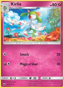 Kirlia card in English
