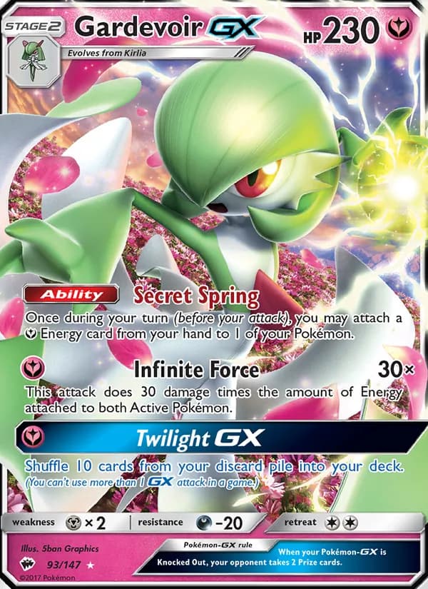 Gardevoir GX card in English