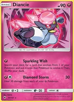 Diancie card in English