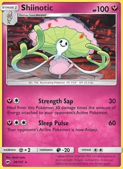 Shiinotic card in English