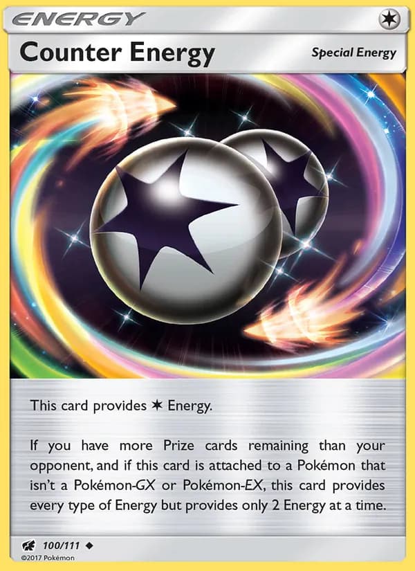 Counter Energy card in English