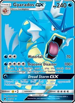 Gyarados GX card in English