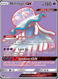 Nihilego GX card in English