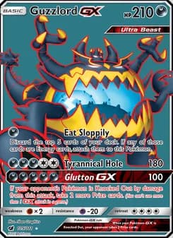 Guzzlord GX card in English