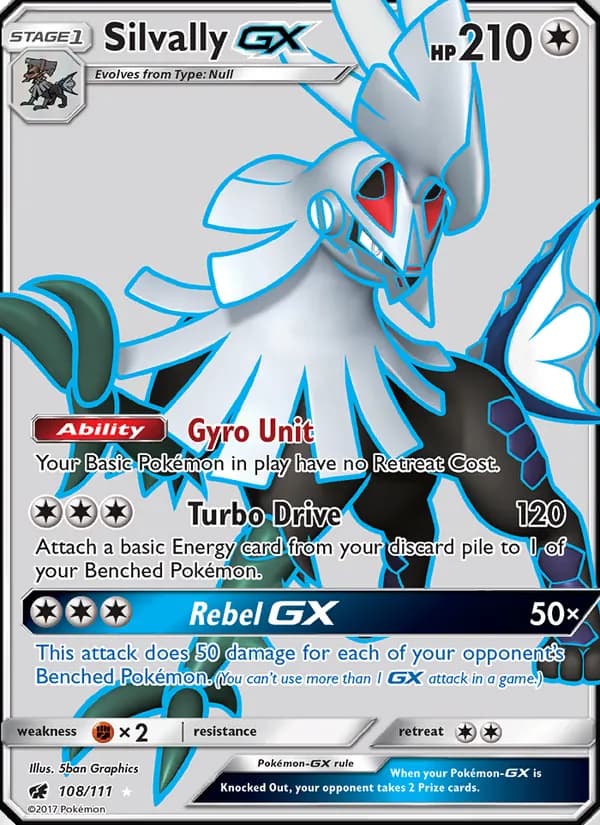 Silvally GX card in English