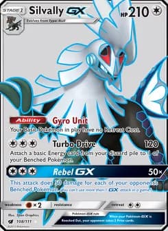Silvally GX card in English