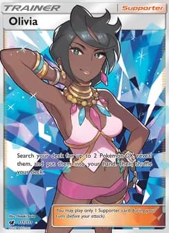 Olivia card in English