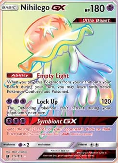 Nihilego GX card in English
