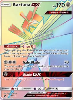 Kartana GX card in English