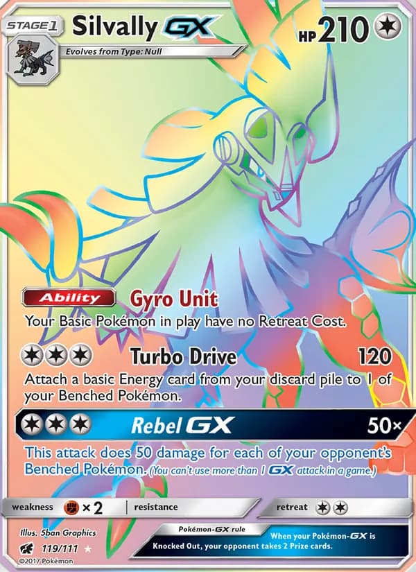 Silvally GX card in English