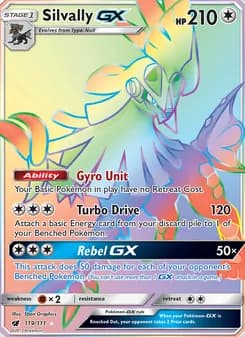 Silvally GX card in English