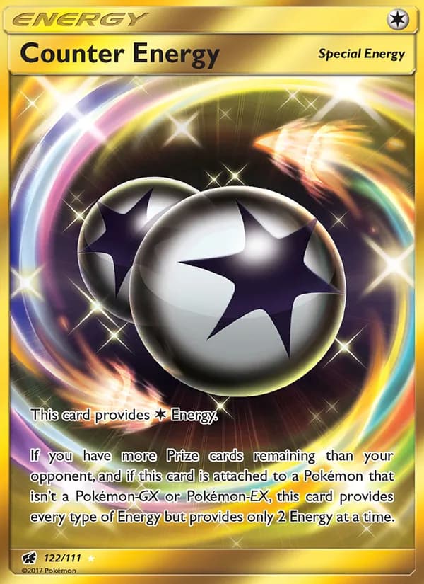 Counter Energy card in English