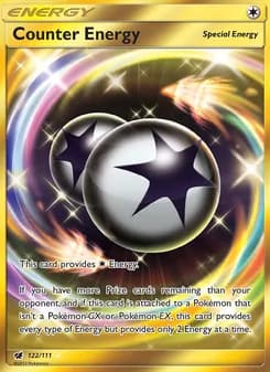 Counter Energy card in English