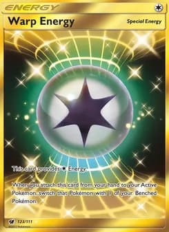 Warp Energy card in English