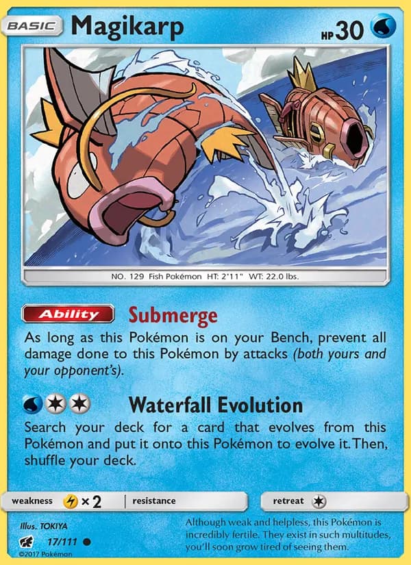 Magikarp card in English