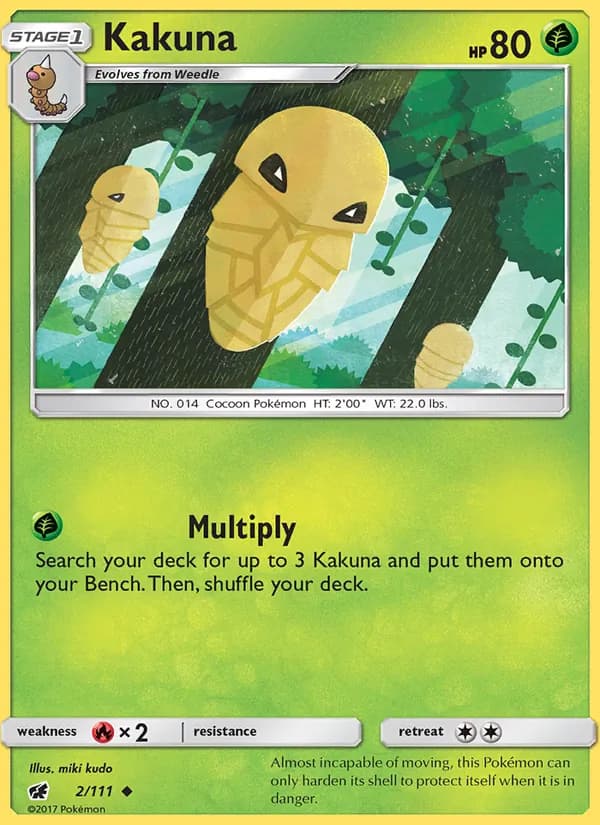 Kakuna card in English