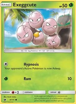 Exeggcute card in English
