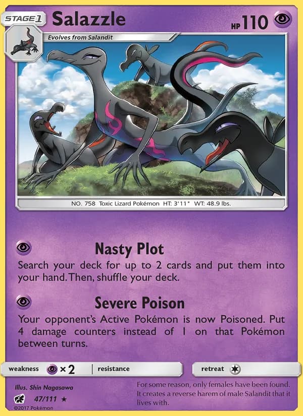 Salazzle card in English