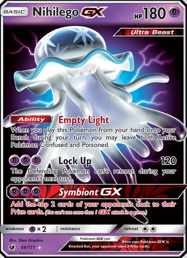 Nihilego GX card in English