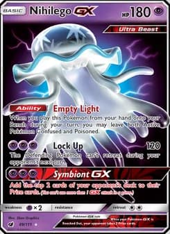 Nihilego GX card in English