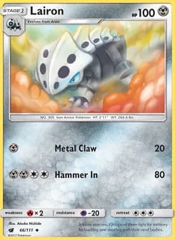 Lairon card in English