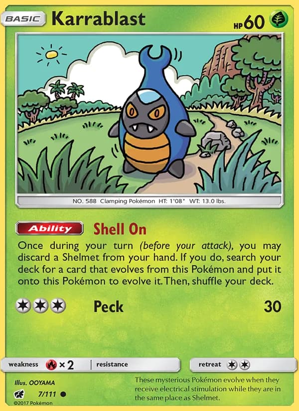 Karrablast card in English