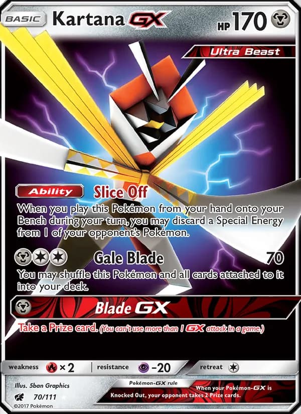 Kartana GX card in English