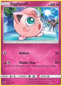 Jigglypuff card in English