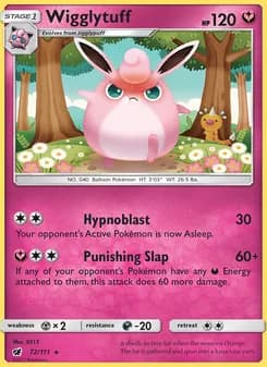 Wigglytuff card in English