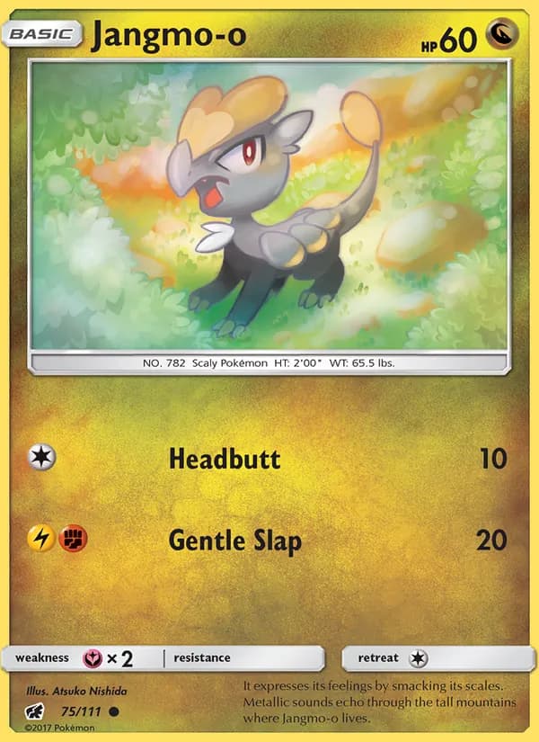 Jangmo-o card in English