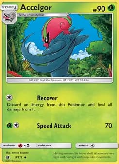 Accelgor card in English