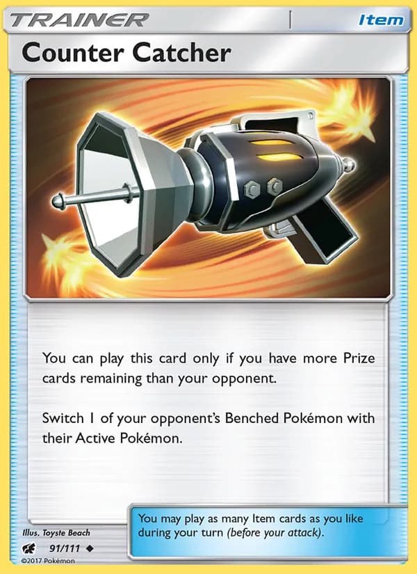 Counter Catcher card in English