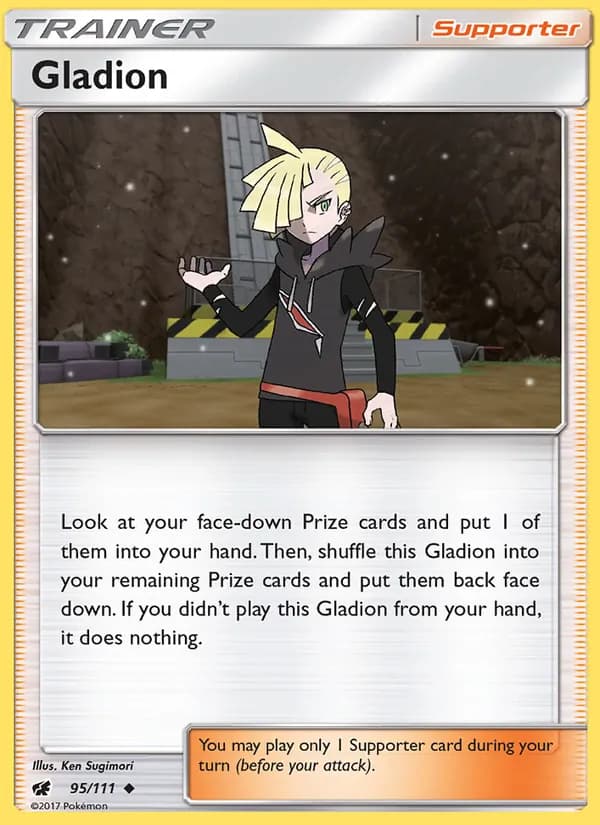 Gladion card in English