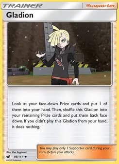 Gladion card in English