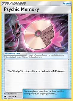 Psychic Memory card in English