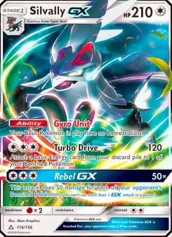 Silvally GX card in English
