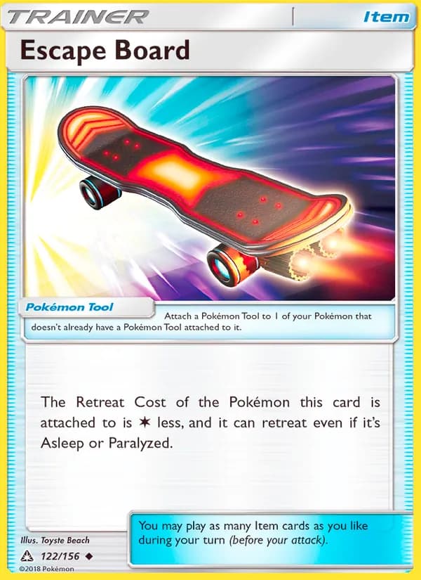 Escape Board card in English