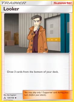 Looker card in English