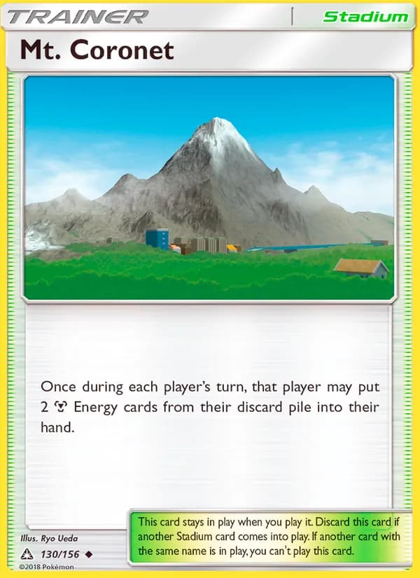 Mt. Coronet card in English